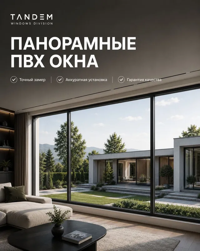 Панорамные ПВХ окна | Изготовление, продажа и установка под ключ 7 Панорамные ПВХ окна | Изготовление, продажа и установка под ключ 7