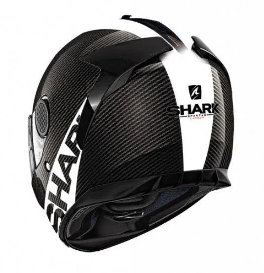 Шлем для мотоцикла SHARK (spartan | full carbon) black white edition 2 Шлем для мотоцикла SHARK (spartan | full carbon) black white edition 2