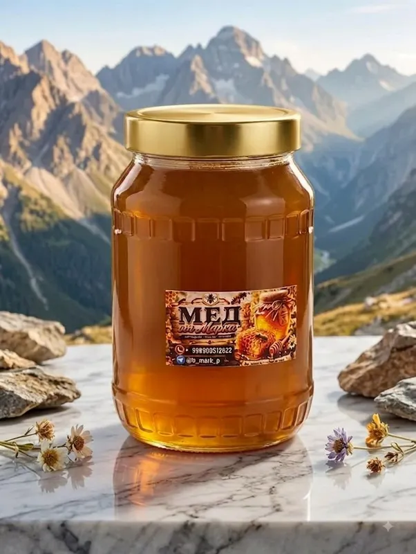 Мёд горный 1-л (1500- грамм) Мёд горный 1-л (1500- грамм)