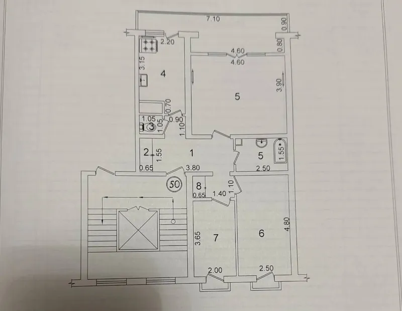 Продается 3х ком на Ганге, метро Гафура Гуляма 6