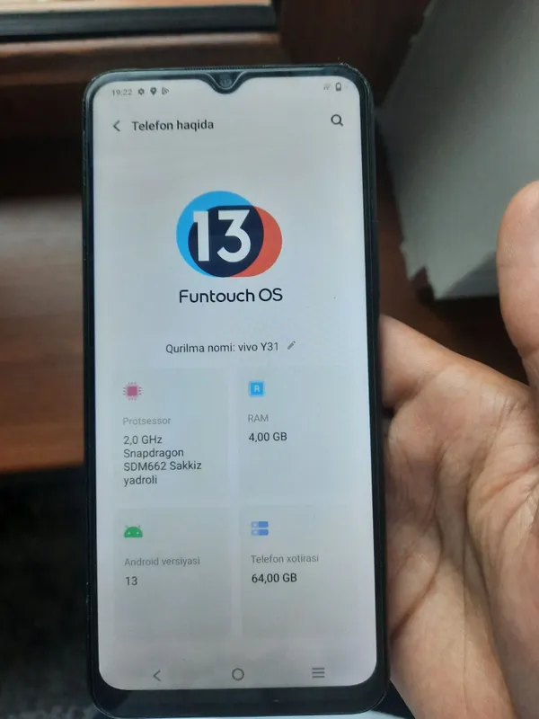 Vivo y31 64 gb ideal 1