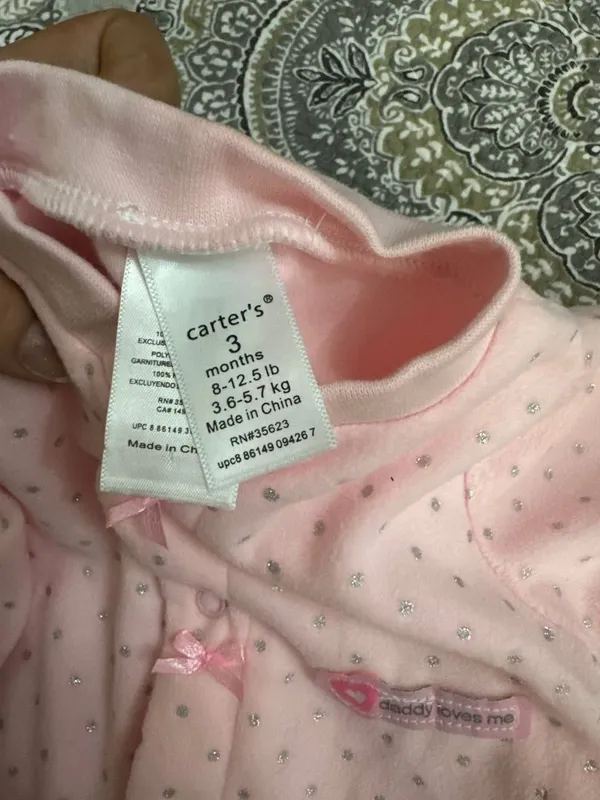 Комбинезон Carter’s, состояние новое, подходит до 3 месяцев, цена 80 т — фото 1