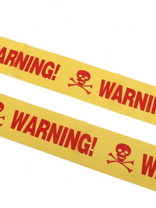 Декоративная лента "СТОП WARNING!" — фото 2