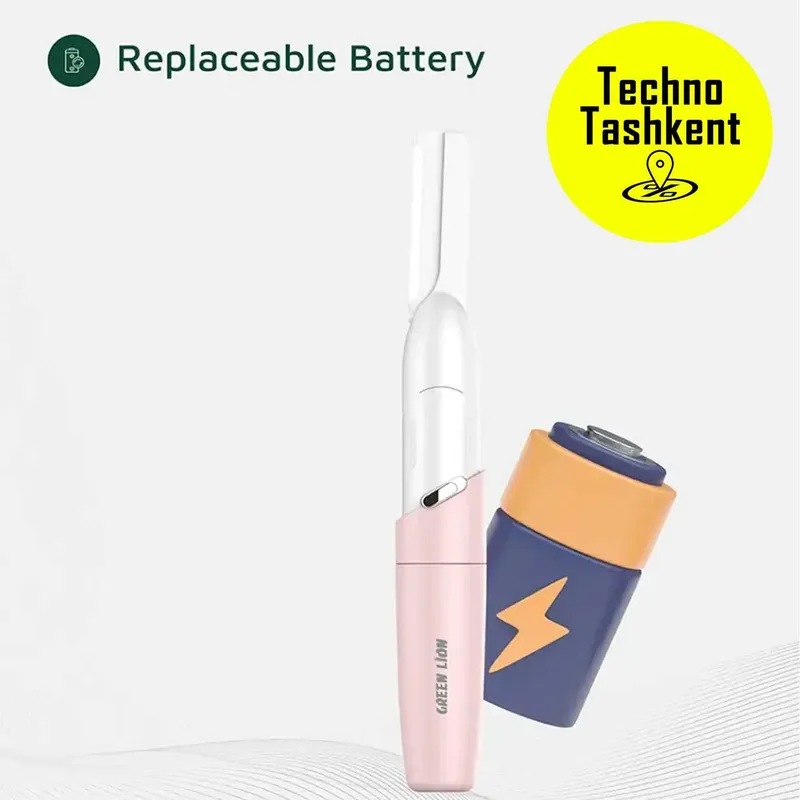 Триммер для бровей Green Lion Eyerbrow Hair Trimmer, розовый — фото 5