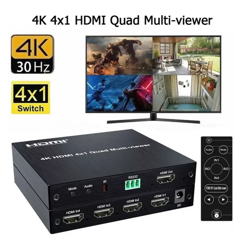 Переключатель HDMI - HDSW 4x1MV (1080P, Multi Viewer) 1 Переключатель HDMI - HDSW 4x1MV (1080P, Multi Viewer) 1