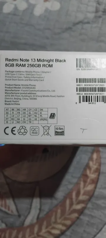 Redmi Note 13.Turbo zaryad oladi.Ayol kishi tutkan.Aybi yo'q. 2 Redmi Note 13.Turbo zaryad oladi.Ayol kishi tutkan.Aybi yo'q. 2