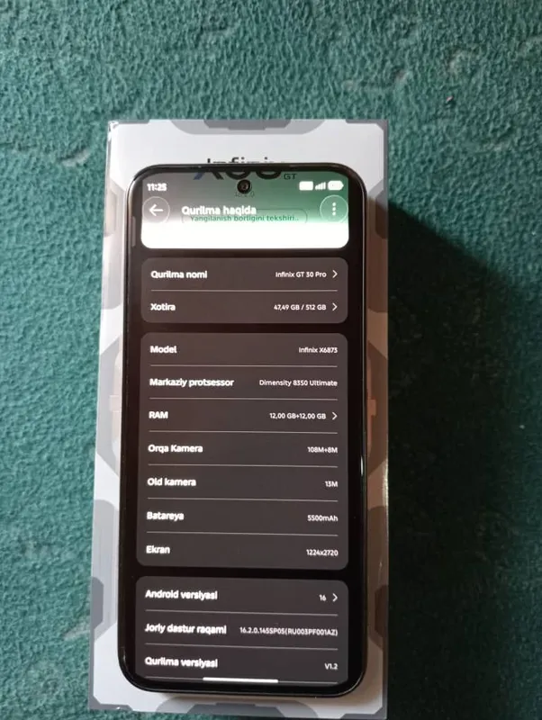 Infinix GT 30 Pro 5G 12/512 3