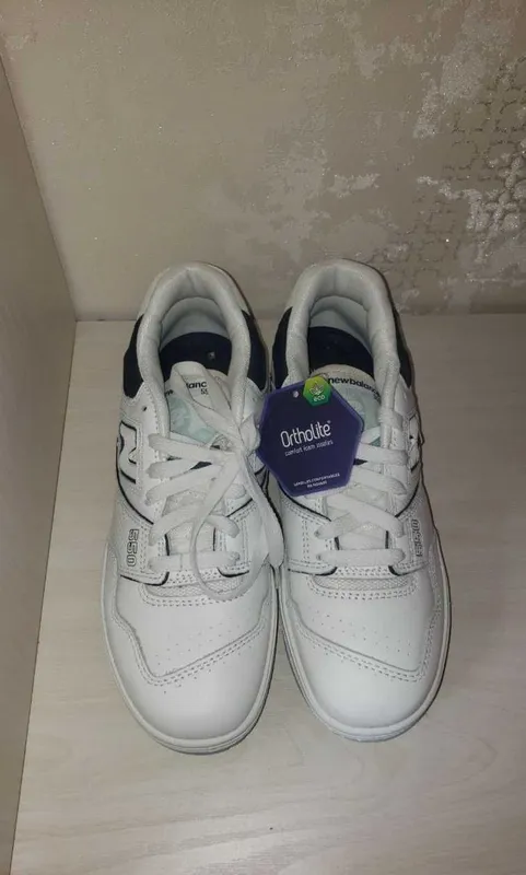 Кроссовки New Balance,классические,белые,оригинал,38 размер