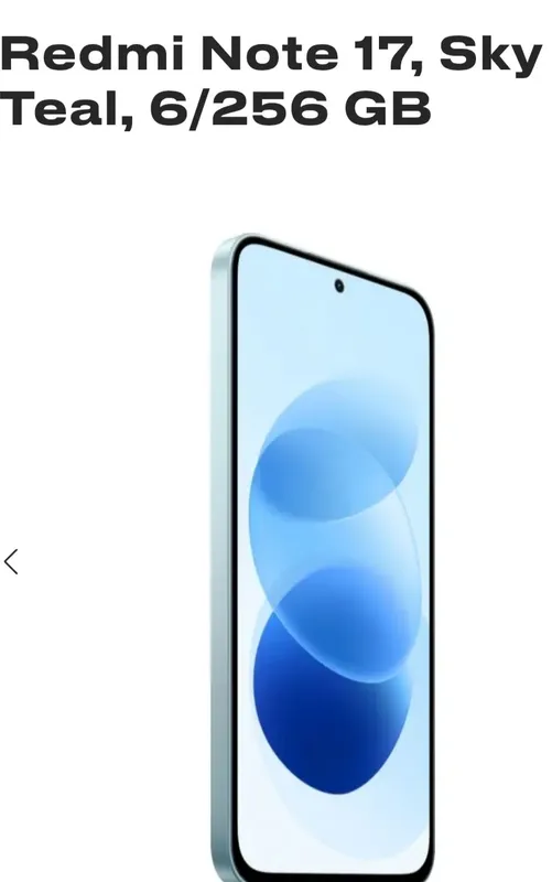 Redmi Note 17, память 256 ГБ 3 Redmi Note 17, память 256 ГБ 3