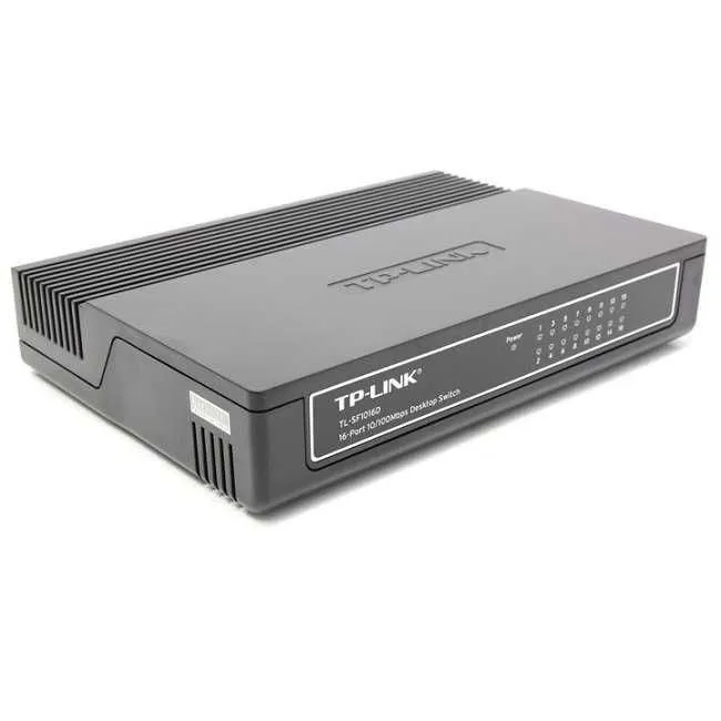 Tp Link TL-SF1016D 16-портовый 10/100 Мбит/с настольный коммутатор — фото 1