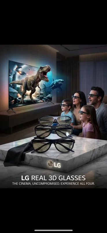 3D очки Оригинал LG 4 штуки 3