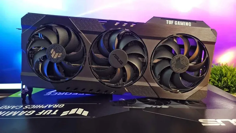 Видеокарта Asus TUF gaming RTX 3070 Ti — фото 1