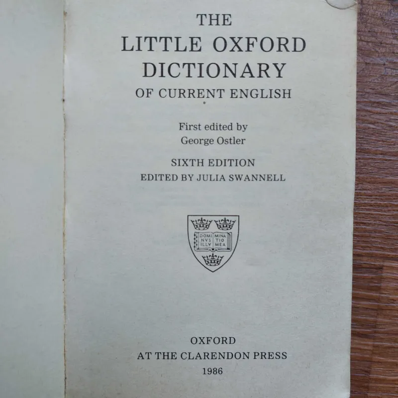LITTLE OXFORD dictionary — фото 1