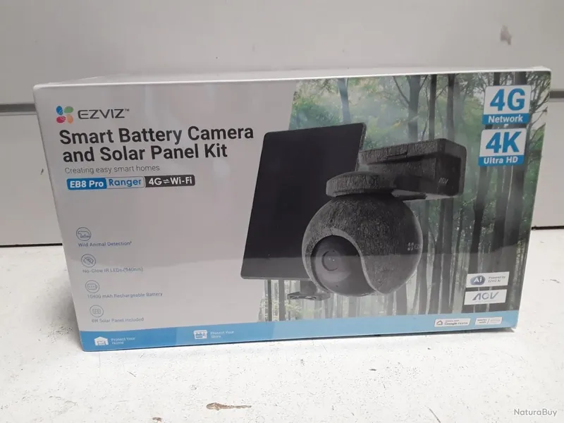 Ezviz EB 8 Pro Ranger Wi-Fi+4G kamera 4K с солнечной панелом — фото 3