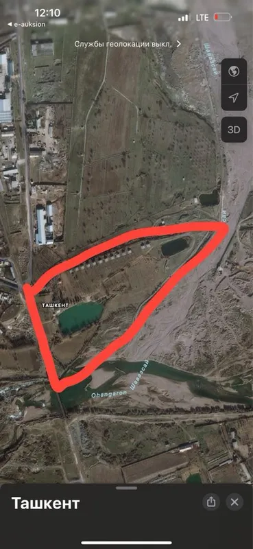 Продается земля под производства в городе Ахангаран 1