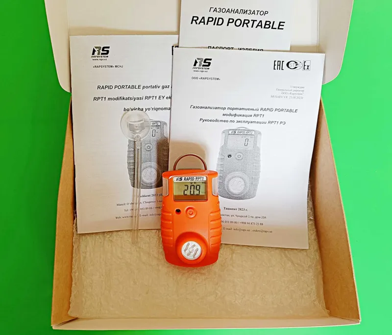 Газоанализатор O2 кислород Rapid Portable RPT1 — фото 1