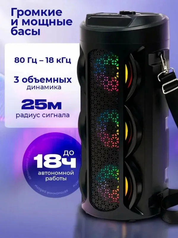 Беспроводная колонка с караоке ZQS4303