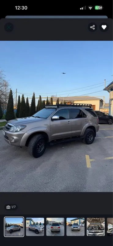 Продам toyota fortuner 2.7 off road