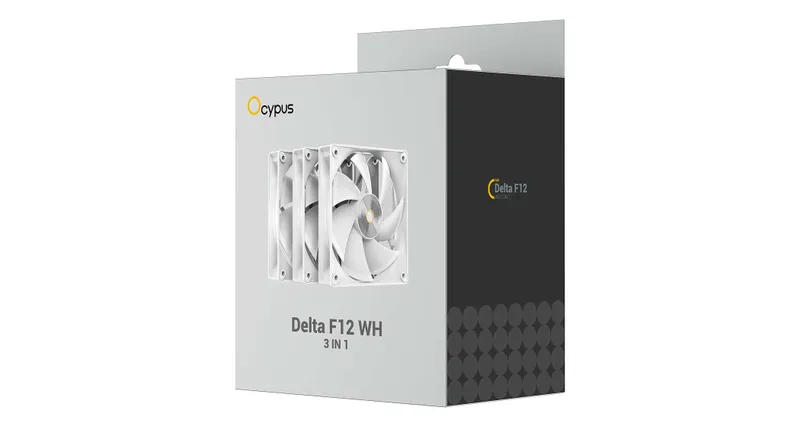\ Вентиляторы для корпуса Ocypus Delta F12 WH 3IN1 2