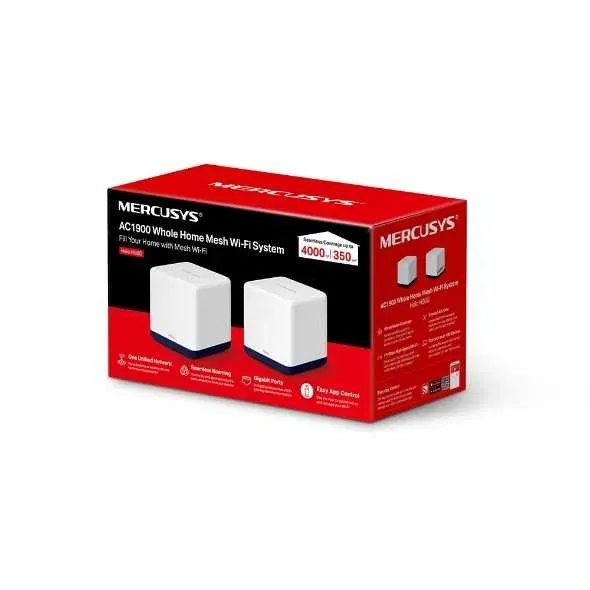Wi-Fi роутер Mercusys Halo H50G(2-pack) Gb  AC1900