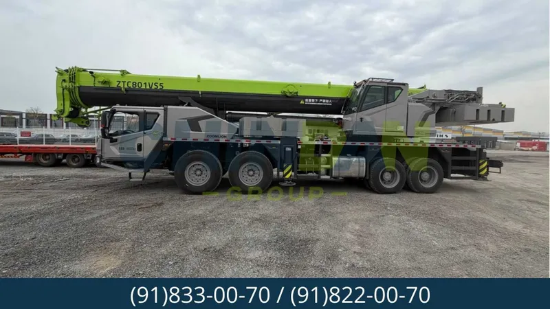 Автокран Zoomlion ZTC801VS5 80 тонналик энг фулл модел янги заводдан — фото 1