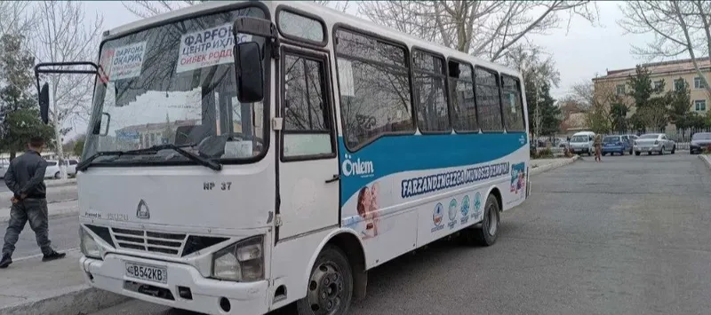 Avtobuslarda reklama Buhoro/Реклама на автобусах/Aвтобусда реклама. — фото 2