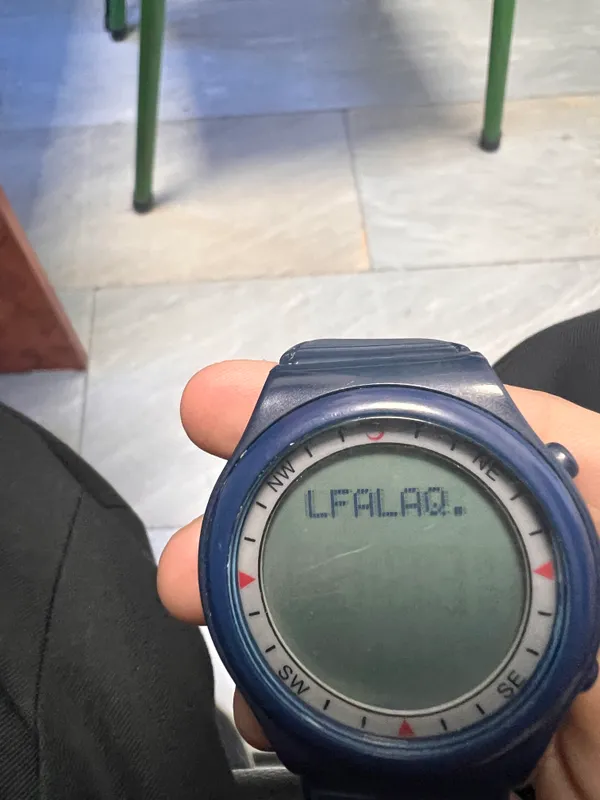 Часы Alfajr синего цвета 4