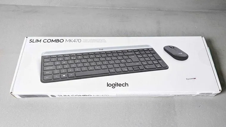 Беспроводная клавиатура Logitech MK470 (комплект) Беспроводная клавиатура Logitech MK470 (комплект)