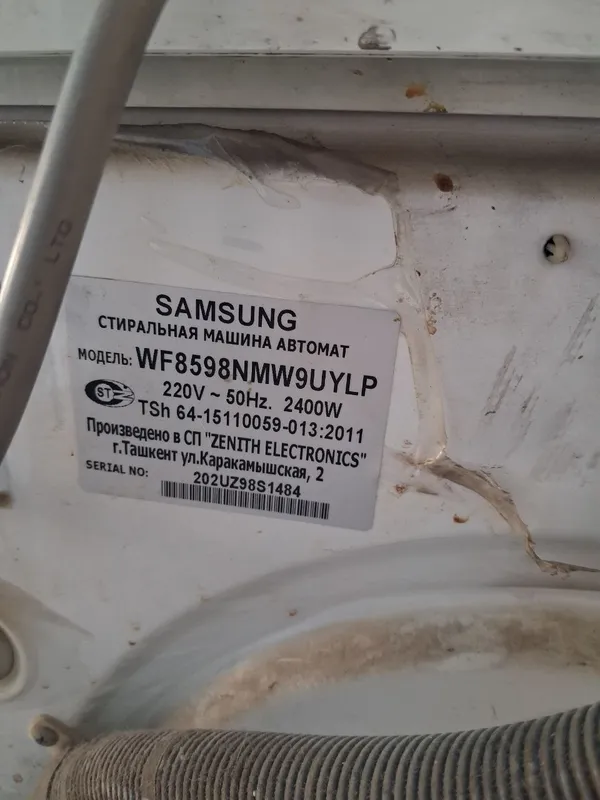 Samsung Diamond 6 kg avtomat kir yuvish mashinasi. 7 Samsung Diamond 6 kg avtomat kir yuvish mashinasi. 7
