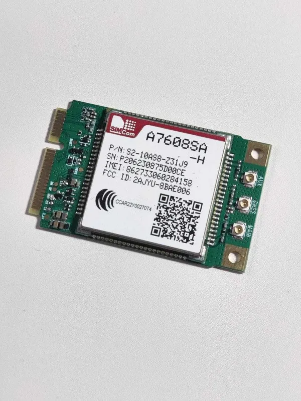 LTE модем SIMCOM A7608SA-H с GPS — miniPCIe, для роутеров и IoT modem