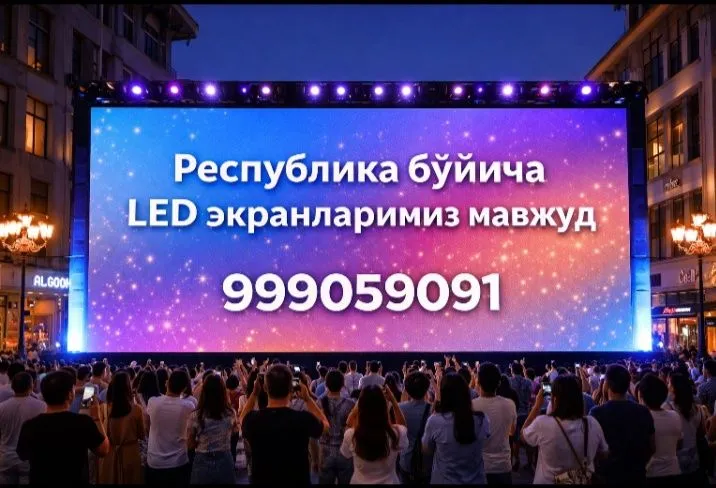 Led ekranlarda reklama