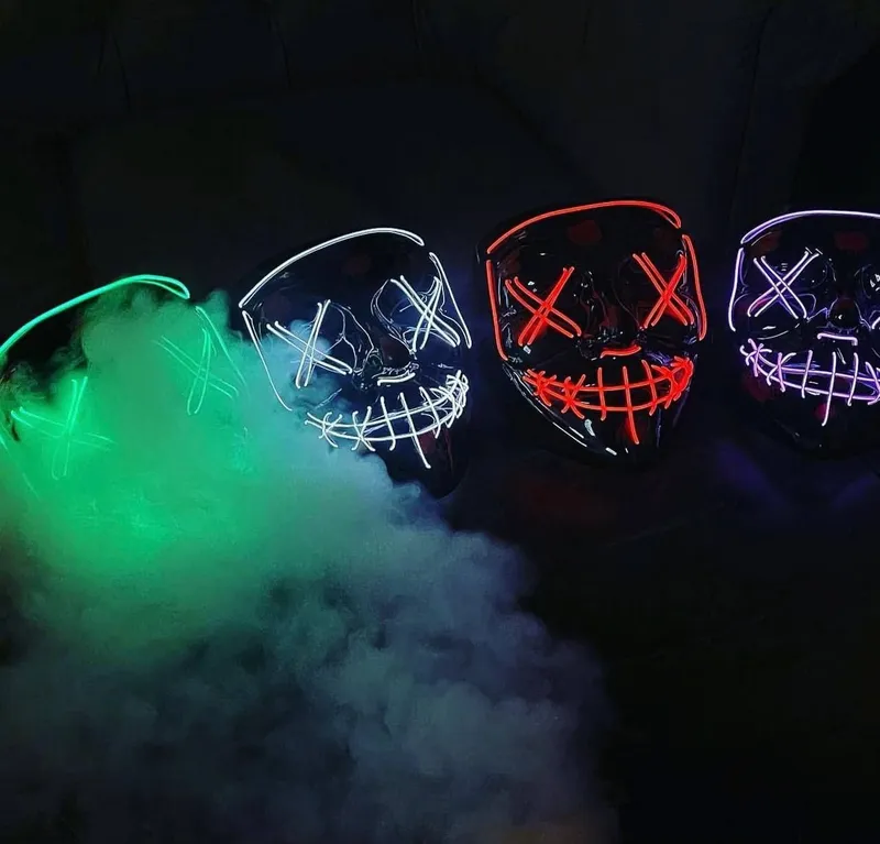Неоновая маска Neon maska — фото 5