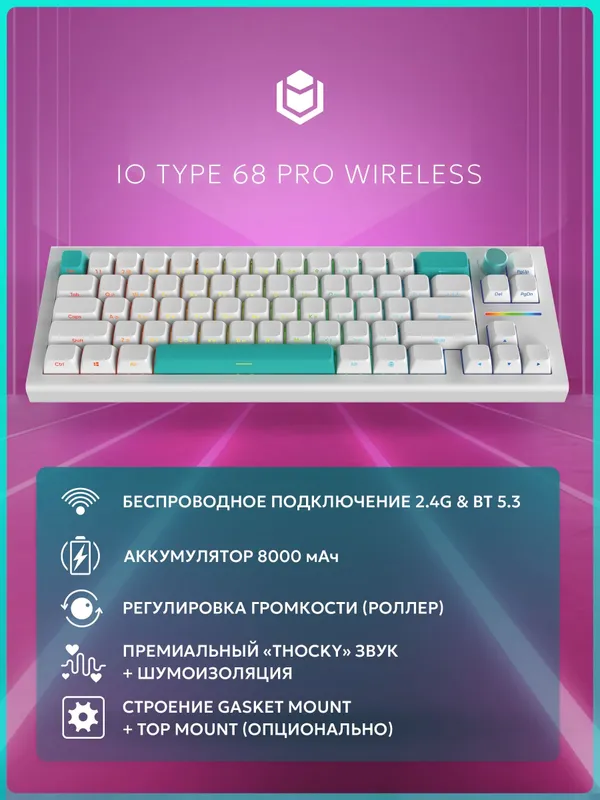 IO Type 68 Pro White