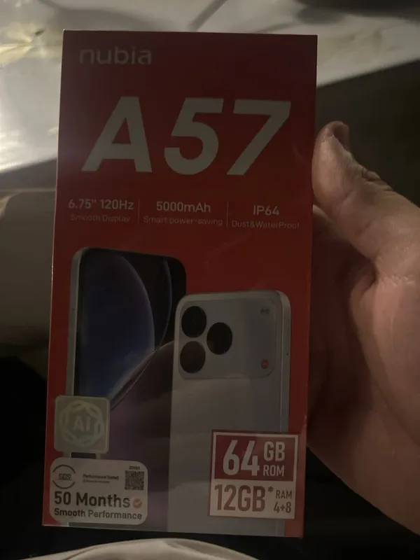 Nubia A57 5000mAh