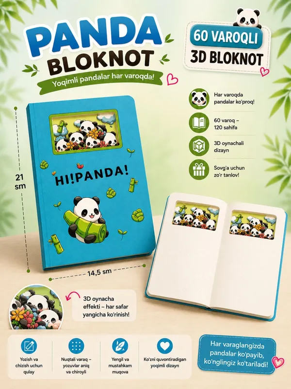 Продаются 3D блокноты, 60 листов, китайский продукт 2