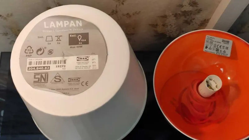 Настольная лампа Ikea LAMPAN — фото 3