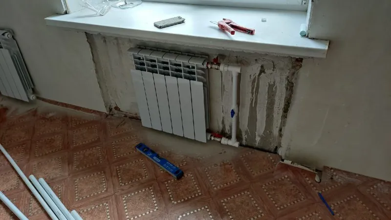 Установка радиатора батареи отопления в Ташкенте — фото 2 Установка радиатора батареи отопления в Ташкенте — фото 2