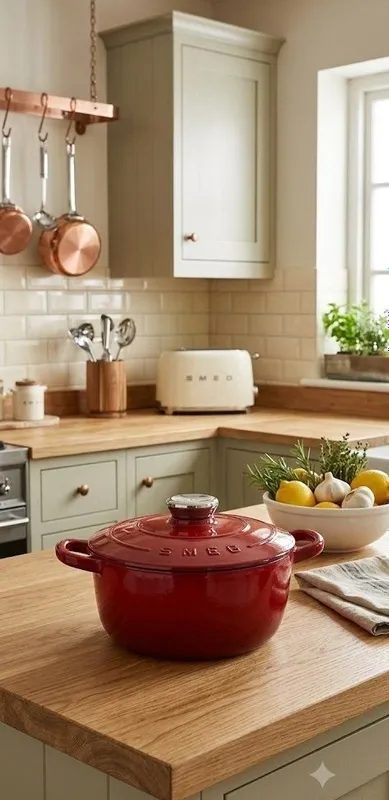 Smeg markali cho‘yan qozon-kastrulka 4