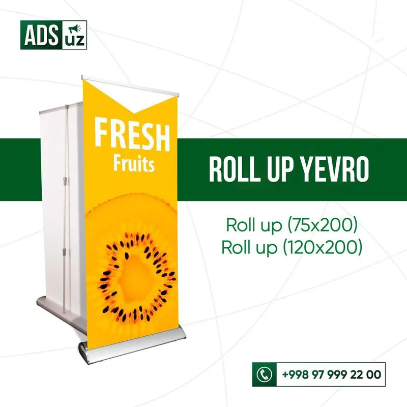 Roll up, stend, rollup