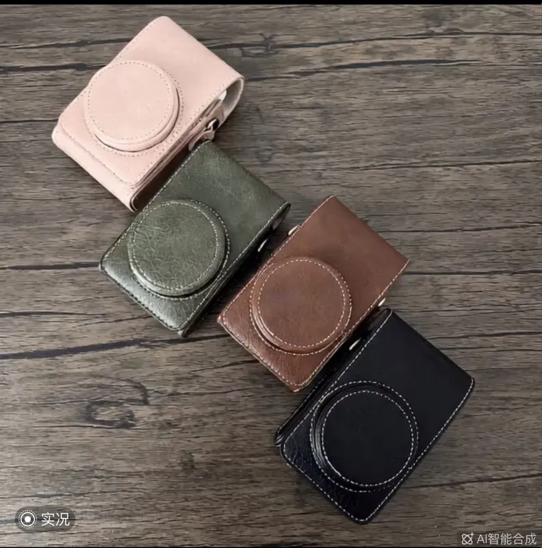 Кожаный чехол для Canon G7X mark 3 III 4 Кожаный чехол для Canon G7X mark 3 III 4