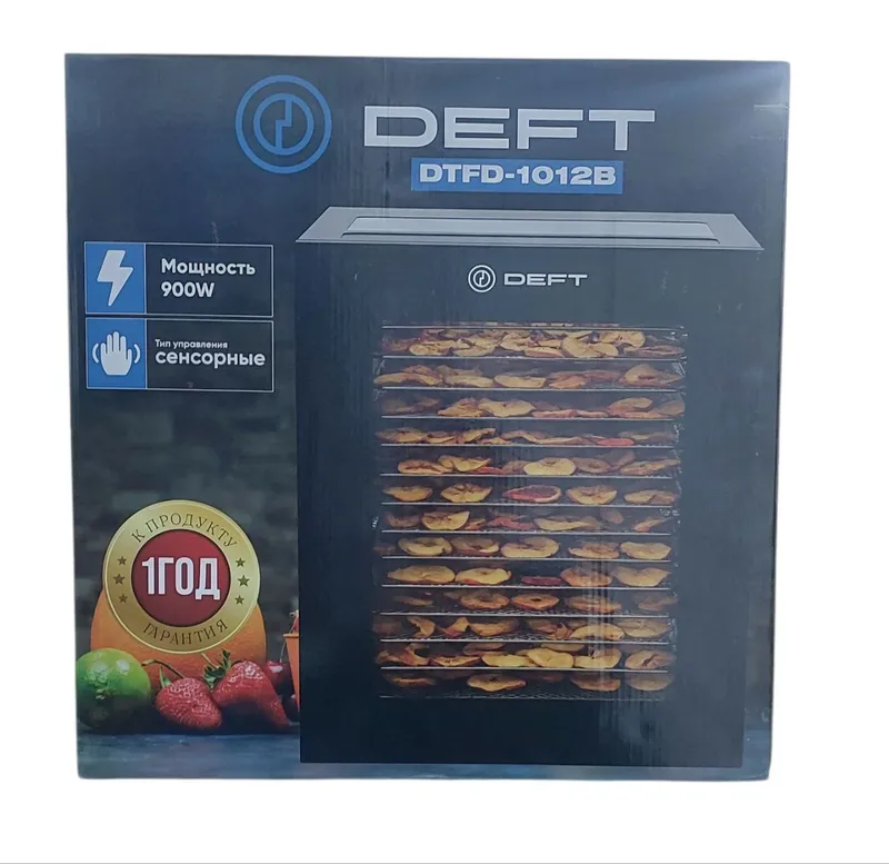 Сушилка для фруктов и овощей Deft DTFD-1012B.