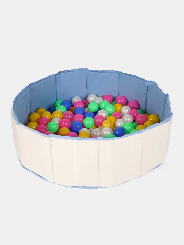 Детский сухой бассейн без шариков UNIX Kids Смайл / Smile 100 см, — фото 5