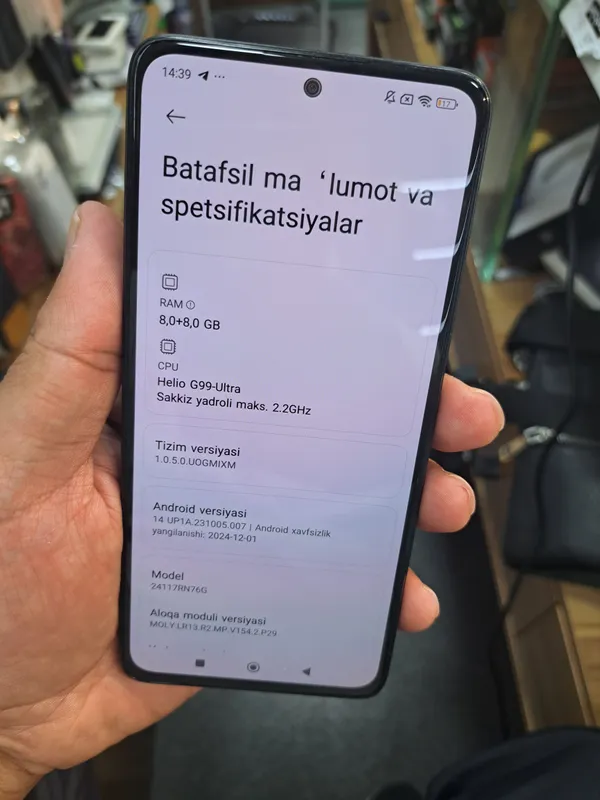 xiaomi redmi note 14 8/256 2