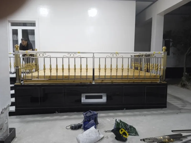 Перила из нержавеке 230 сум ришотка навес душевая кабина 3