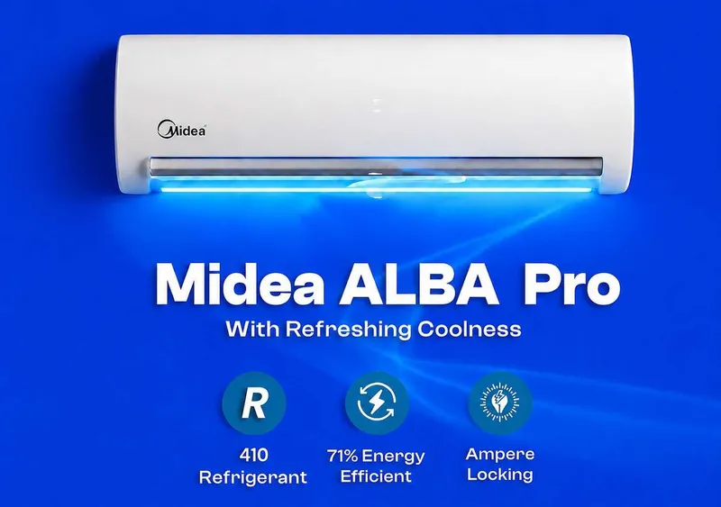 Кондиционер MIDEA ALBA Pro — 12,000 Btu / Инвертор / Янги модель!