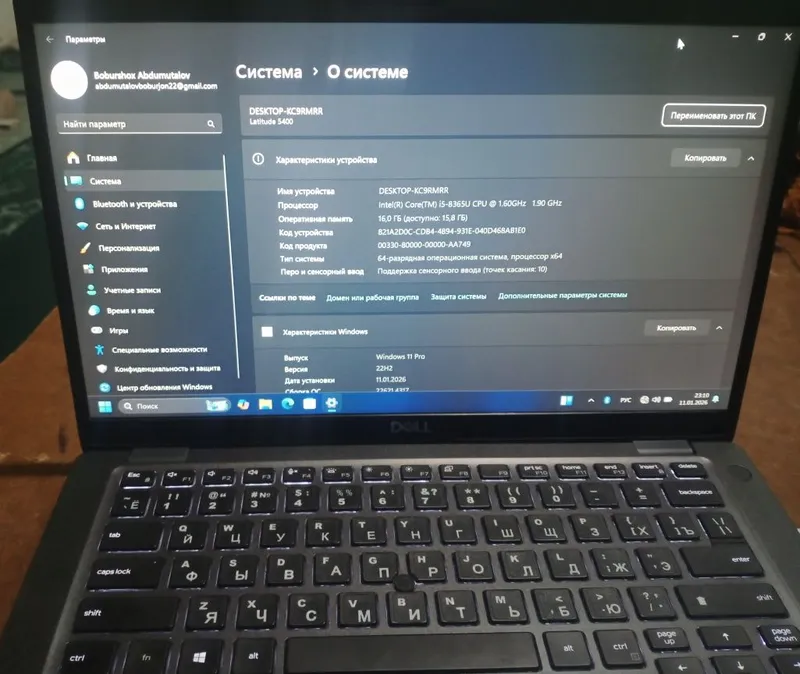 Dell Latitude 5400 kompyuter sotiladi. — фото 3