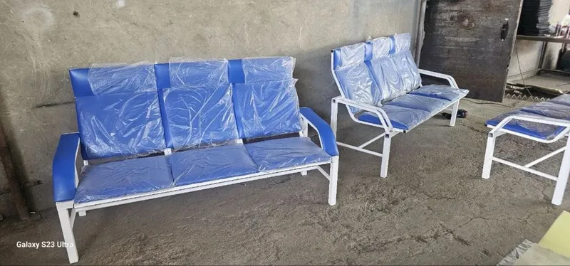 Диван 3х местный из метала каркаса очень удобный для Офиса или дома — фото 1