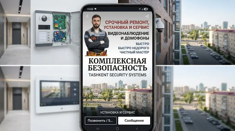 Установка видеонаблюдения и домофонов Установка видеонаблюдения и домофонов