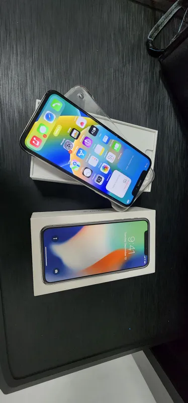 iphone X LL/A 256GB Bat 100% Kar Dk FULL 8