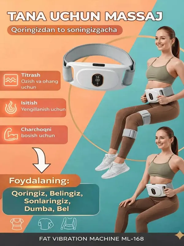 Vibro massaj belbog‘i ozish uchun infraqizil — фото 1